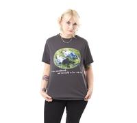 Twilight Unconditionally Womens Grey Graphic Tee | Short Sleeved T-Shirt | Vampire Love Story Apparel | Bella Edward Jacob Eclipse Saga Merchandise | Fashion Top for Twilight Fans