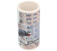 Twilight Washi Tape for Journaling, Writable Decorative Tape 200x8cm | Washi Paper, Smooth Tearing and Repositioning, Snow Embellishment Clouds and Silhouettes