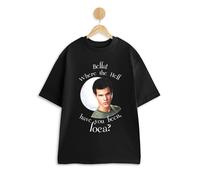 Twilight Womens Black Where Have You Been Loca? Short Sleeved T-Shirt - Large