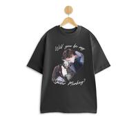 Twilight Womens Grey Spider Monkey Short Sleeved T-Shirt - X-Large