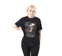 Twilight Women's Short Sleeved T-Shirt (Adult Black) in Black | Size: Small Twilight Black S