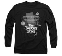 Twilight Zone Monologue Unisex Long Sleeve T Shirt, Black, Large