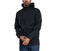 Twill Badged Parka Jacket Navy 4XL