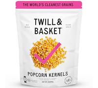 Twill & Basket Popcorn Seeds 2 lb - Hand-Picked Non-GMO Gluten-Free Snack - Fluffy, Tender Popcorn Kernels for Homemade Popcorn - High Fibre, Bulk Size