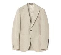 Twill Blazer in Linen Blend - Regular Fit - male - Oscar Jacobson - Blazers - Beige - 2XL - Suits 2XL
