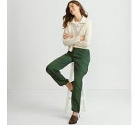 Twill Cargo Trousers lands end Green 10R