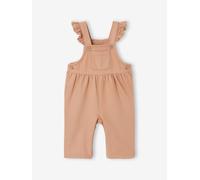 Twill Dungarees for Baby Girls pecan nut
