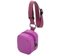 Twill Fabric Storage Bag for Bitzee Magicals Pet Purple | Custom fit 7x8.5x6cm, vibrant purple twill fabric, shoulder strap included, protects from scratches