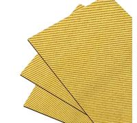 Twill Glossy 500 * 400 Mm 3K Full Carbon Fiber Gold Color Sheet High Strength Board Panel Thickness 1 To 5 for DIY Crafts, RC Model(2mm)