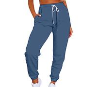 Twill Joggers Womens Maternity Jogger Pants Birthday Gifts for Women Training Women's Solid Color Casual Sports Tie Up Waist with Plush Sweater Material Pants Sale Clearance Items Under 5 Pounds