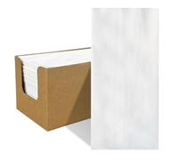 Twill Paper Napkins White Serviettes Disposable Linen Feel Airlaid | 60 Pack Thick Soft Dinner Napkins Hand Towels 30 x 43 cm for Wedding Party Christmas Cocktail Guest Bathroom Table Settings