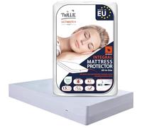 Twillie - Integral Mattress Cover 130x200x25 cm Waterproof - Anti bedbug - Oeko-TEX® Mattress Cover AEGIS® treatment Anti-Dust Mite, Anti-Bacterial - Mattress Protector Made in EU