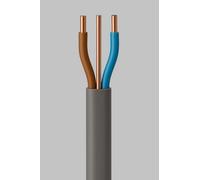 Twin and Earth Electrical Cable 6242Y | Flat Grey PVC Insulated | Various Sizes and Lengths | BASEC Approved (1.5MM, 10M)