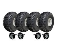 Twin axle - ATV quad trailer kit 620kg capacity, 22x11.00-8 knobby wheels (no hi