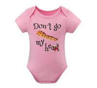 Twin Baby Matching Outfits 0-12M - 100% Cotton Bodysuits, Newborn Unisex Romper Set for Infant Twins Pink-style-1 24months