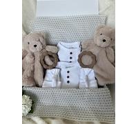 Twin Baby Shower Hamper, Unisex Present for Newborn Twins