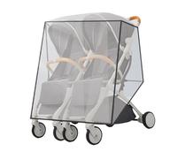 Twin Baby Strollers Guard Clear PVC Protections Sleeve Case for Left Right/Front Rear Umbrella Breathable Rain Sleeve