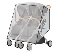 Twin Baby Strollers Guard Full Wrap Case Protector Windproof Pram Cart Protective Sleeve for Outdoor Use Double Strollers Rain Sleeve