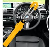 Twin Bar Steering Wheel Lock, Heavy Duty Car Van Security Lock | High Visibility Crook Lock, SUV Wheel Locks, Anti Theft Security Lock with 2 Keys