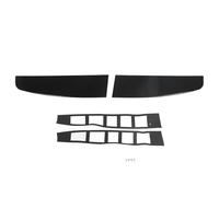 Twin Barn Door Rear Roof Spoiler Glossy Black Improve Aerodynamics Sporty Style for Transit Custom 2012 to 2018 ABS Painted Adhesive Screw Fixing