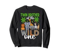 Twin Brother of the Wild One Jungle Safari Animal Sweatshirt