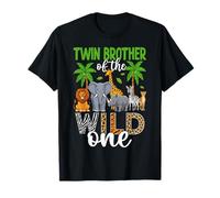 Twin Brother of The Wild One Jungle Safari Animal T-Shirt