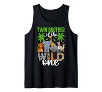 Twin Brother of The Wild One Jungle Safari Animal Tank Top