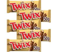 Twin Caramel Chocolate Bar Bundle Consisting of Caramel & Milk Chocolate Fingers Biscuit Snack Twin Bars 50g Birthday, Party Gift, Valentine, Easter & More - Kidzkandy (Twix-12-Pcs)