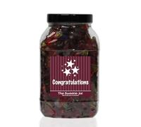 Twin Cherries 2.6kg Large Sweet Jar - A Personalised Gift Jar Filled with Your Favourite Retro Sweets! (Congratulations)