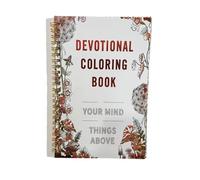 Twin Coil Binding Flower Coloring Book Portable Flower Drawing Workbook Sketching Book for Adults Kids Stress Relief Nature Inspired