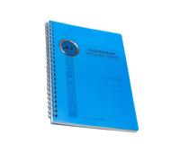 Twin Coil Binding Notebook 5.63x8.15Inch Waterproof Softcover Notepads 100 Pages Wide Lined Journal for School Student Notebook