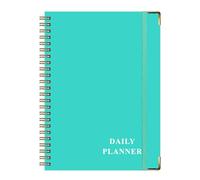 Twin Coil Binding Weekly Planner Undated Daily Planner Journal Notebook 162 Page Lined for Weekly Plans Task Schedules Time Management Tool