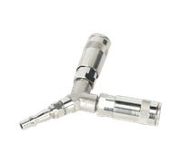 Twin Coupling Bodies Y-Adaptor - Sealey ACX55 New