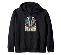 Twin Dad THE TWINFAHTER Funny Twins Fathers Zip Hoodie