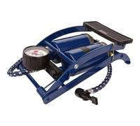 TWIN DOUBLE BARREL CYLINDER AIR INFLATOR FOOT PUMP CAR VAN BICYCLE BIKE TYRE NEW