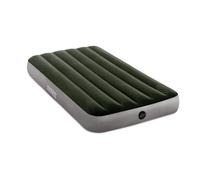 Twin Dura-beam Downy Airbed with Foot BiP, Green/Grey