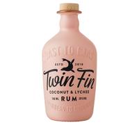 Twin Fin Coconut Lychee Rum Caribbean Rum Blended in Cornwall Sweet Trop