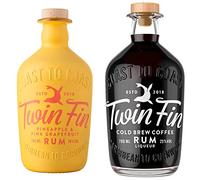 Twin Fin Pineapple & Pink Grapefruit Rum, 70cl & Twin Fin Cold Brew Coffee Rum Liqueur, 70cl