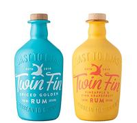 Twin Fin Rum Duo (Spiced Golden + Pineapple and Pink Grapefruit) 2 x 70cl 38% ABV