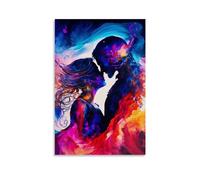 Twin Flame Couple In Love Poster Wall Art Poster Gift For Friend Bed Room Living Room Decor Modern Aesthetic Poster Decorative Painting Canvas Wall Posters And Art Picture Print Modern Family Decor