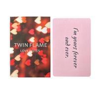 Twin Flame Love Notes Tarot - Entertainment Oracle Cards, Spiritual Romance Connection Deck, Deep Insight Fate Divination, Ideal for Soulmate Readings Relationship Guidance Workplace