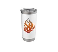 Twin Flame Symbol Couple Anniversary Relationship Stainless Steel Insulated Tumbler
