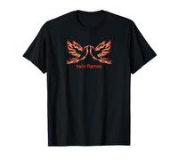 Twin Flames Firey Phoenix Divine Soulmates SP Karmic Love T-Shirt