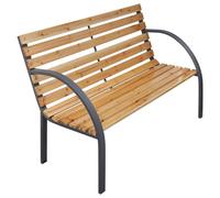 Twin Garden Bench Park Patio Bench Outdoor Bench Seat Solid Wood Fir vidaXL