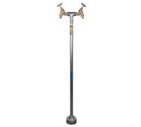 Twin-Headed Hydrant Standpipe: Dependable Water Supply Solution with Double Check Valve & Solid Brass Bip Tap| Ideal for Water Delivery Tools & Equipment| Height: 1080mm, Weight: 2.5kg