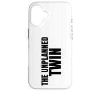 Twin Humor The Unplanned Twin Sibling Joke Twins Case for iPhone 16