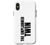 Twin Humor The Unplanned Twin Sibling Joke Twins Case for iPhone X/XS