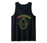 Twin MAMACADO Cute Avocado Mom Tank Top