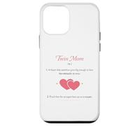 Twin Mom Definition mothers day Two Miracles Double Love Case for iPhone 12 mini