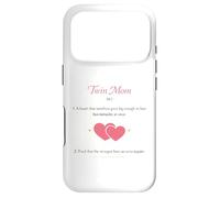 Twin Mom Definition mothers day Two Miracles Double Love Case for iPhone 17 Pro